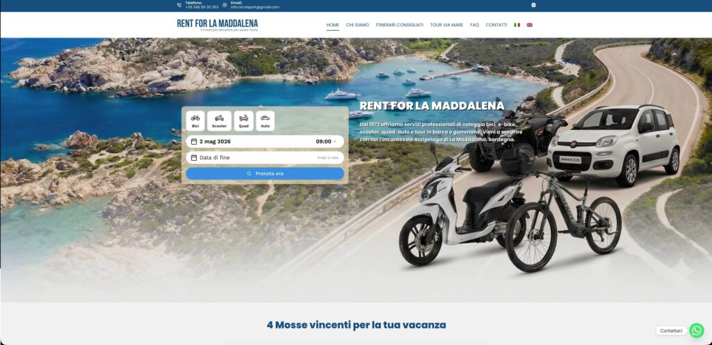 rent for la maddalena